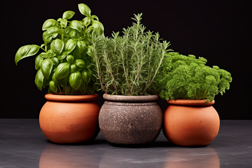 indoor herb garden